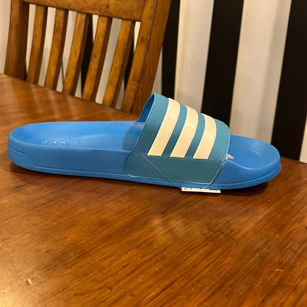 Adidas Adilette Shower Pool Slides Sandals Shoes new blue B42211 Men’s Size 12
